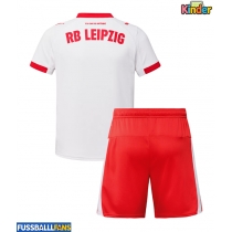 RB Leipzig Heimtrikotsatz Kinder 2025-26 Kurzarm (+ Kurze Hosen)